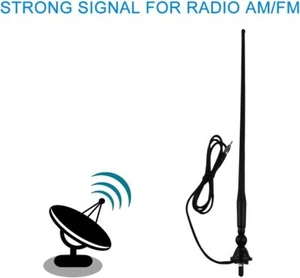 Herdio Waterproof Boat CartMarine Antenna Rubber Duck Dipole Flexible Mast FM AM - Picture 1 of 25
