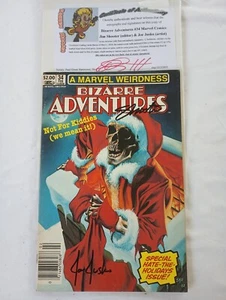 Bizarre Adventures #34 (F+) Marvel Comics 1982 signed Joe Jusco & Jim Shooter - Picture 1 of 17