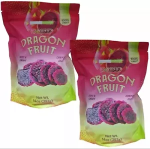 2 Packs Tropical Fields Dried Dragon Fruit 14 oz - Picture 1 of 3