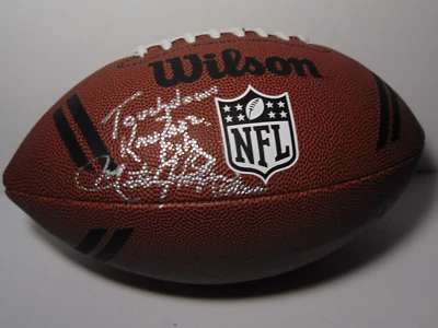 Certificado de autenticidad de fútbol americano de la NFL autografiado firmado por Mitch Holthus Kansas City Chiefs KC SB 54 57 Foto 1 de 4