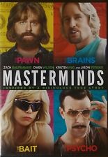MASTERMINDS (DVD) NEW AND SEALED 