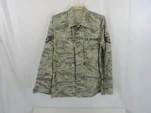 USAF Air Force Mens Utility Coat Camo Pattern 50% Cotton 50% Nylon Sz 40R E5 SSI - Picture 1 of 20
