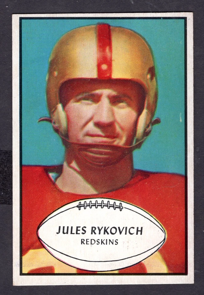1953 BOWMAN JULES RYKOVICH CARD NO:74 NEAR MINT CONDITION - Image 1 of 1