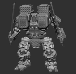 Dragon Brokeback KAZE (By PMW) - Alternate Battletech Mechwarrior Miniatures - Picture 1 of 3