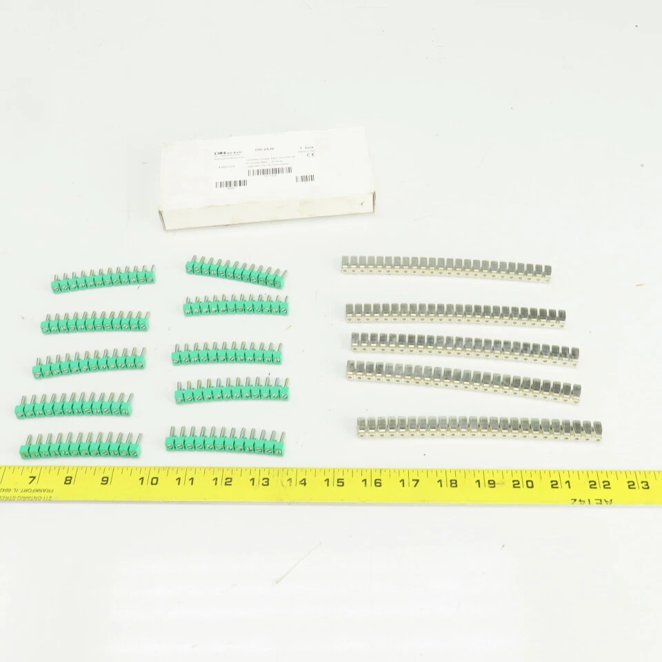 Automation Direct DN-24J8 DINnectres 24 Pole Insulated Jumper Bars 1 Box 5 Pcs - Image 1 of 4