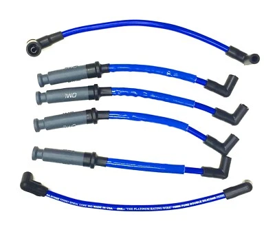 Cherokee CJ 2.5L 83-90 High Performance 10 mm Blue Spark Plug Wire Set 28435B - Image 1 of 2