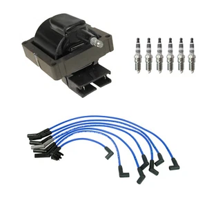 NGK Ignition Coil Wires 6 Iridium Spark Plugs Kit For Aerostar Ranger 3.0 V6 OHV - Picture 1 of 1