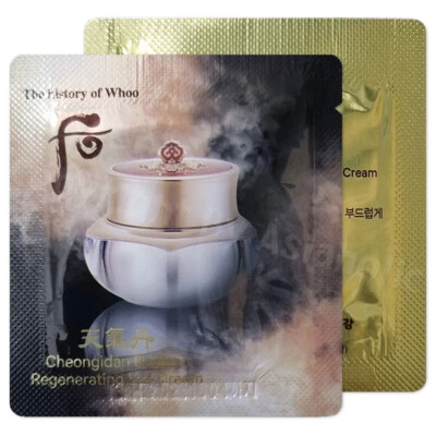 The history of Whoo Radiant Regenerating Eye Cream 1ml (10pcs ~ 150pcs) Newest