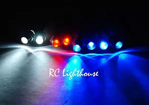 RC Lights Super Bright LED Light set for Traxxas E-Revo or Slash 1/16 2W2R4B 3mm - Picture 1 of 1