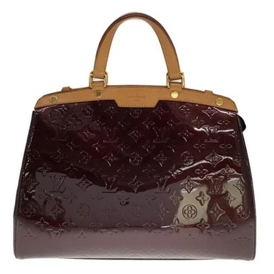 Bolso de Mano Louis Vuitton Vernis Monograma Brea GM Amarante Púrpura Esmalte M91616 A Foto 1 de 4