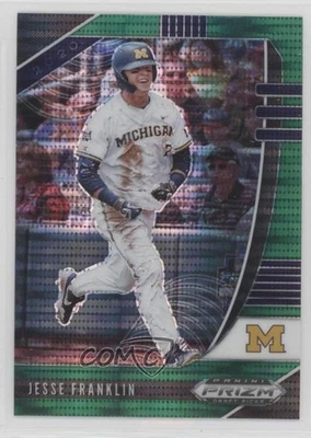 2020 Panini Prizm Draft Picks Green Pulsar Jesse Franklin #PDP97 - Image 1 of 3