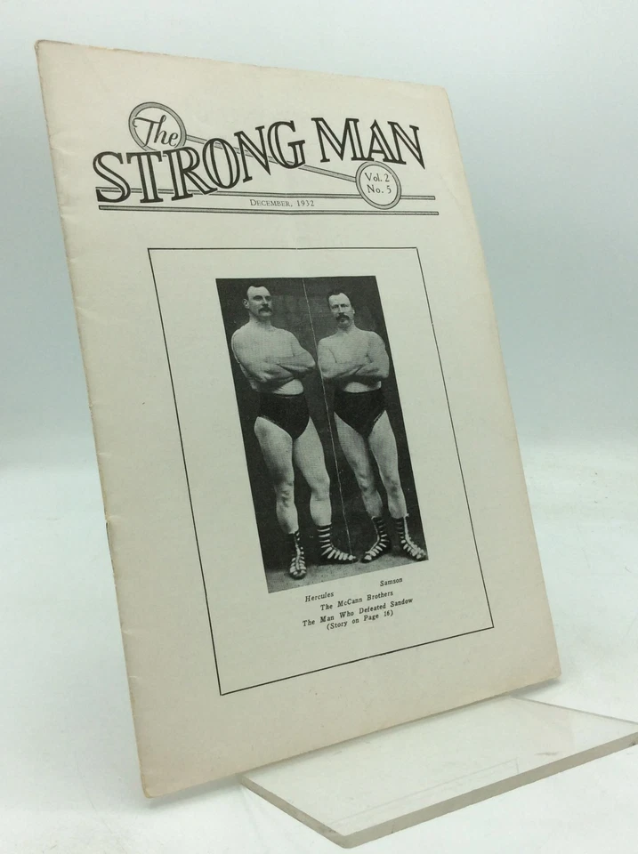 THE STRONGMAN: Dec 1932 (Vol. 2, No. 5) - 1st ed -  weight lifting - Image 1 of 1