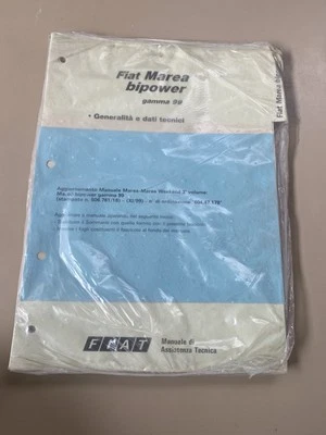 Manuale uso manutenzione Fiat marea BiPower Gamma 99 Epoca - Immagine 1 di 4