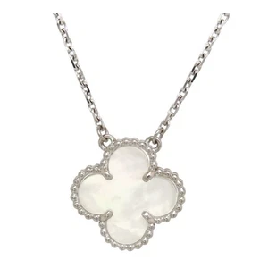 Van Cleef & Arpels Vintage Alhambra Necklace VCARF48700 Au750(K18WG) Women - Picture 1 of 5