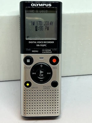 Olympus VN-702PC Handheld -Micro SD Card Slot - Digital Voice Recorder - Image 1 of 4