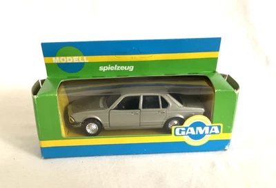 Gama  #894: BMW 733i VINTAGE 1978 Gray 1/43 Diecast Made W. Germany NIB! - Image 1 of 4