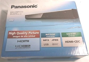 PANASONIC  DVD / CD PLAYER NEW # DVD - S700P-K - PROGRESSIVE SCAN 1080P   - Picture 1 of 6