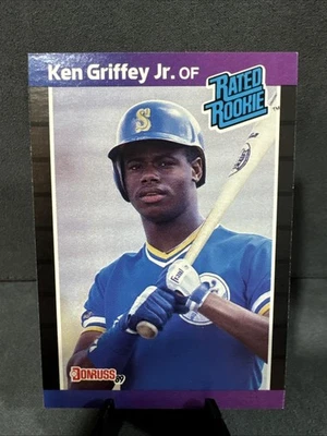 Donruss Ken Griffey Jr. 1989 Clasificado novato #33 Mariners Foto 1 de 4