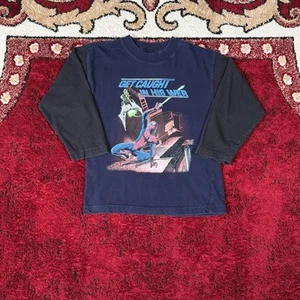Vintage Y2K Spiderman Get Caught in His Web Long Sleeve T Shirt Boys Size S - Picture 1 of 15