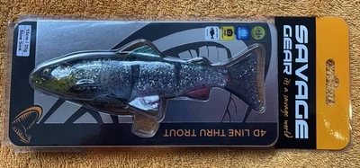 Savage Gear 4D Line Thru Trout - Gummiforelle Gummifisch, Swimbait für Hechte - Bild 1 von 2