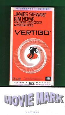 ⚰️VERTIGO 1958 (MCA Home Video) vhs Widescreen Alfred Hitchcock & BONUS Xmas vhs - Image 1 of 4