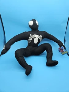 AMAZING Black VENOM Spiderman Plush Marvel Toy 2007 14” Kellytoys - Picture 1 of 5