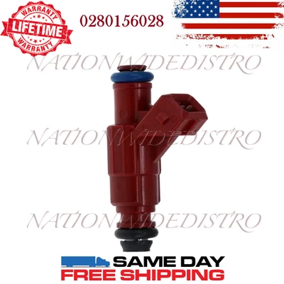 1 оригинальная топливная форсунка Bosch для Mercury Mountaineer 4,0 л V6 2002-2004 годов выпуска 0280156028 - Изображение 1 из 4