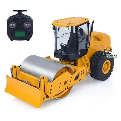 1/12 RC Hydraulische Straßenwalze CS11 Metall Fernbedienung Baufahrzeuge Modell - Bild 1 von 4