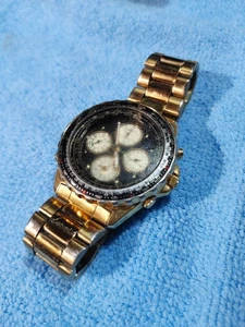Rare Vintage SEIKO Flightmaster 7T34 Quartz Chronograph Watch **READ - Picture 1 of 5