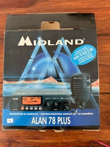 Midland ALAN 78 Plus Transceiver AM FM CB Mobil Funkgerät - Zdjęcie 1 z 8