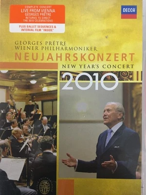 NEW YEAR'S CONCERT VIENNA 2010 Pretre DVD 5.1 Surround Decca AS NEW! Years - image 1 of 2