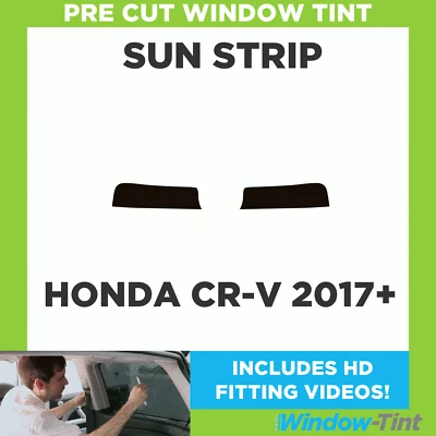 Tinte de tira solar precortado para auto - para Honda CR-V 2017 tinte de ventana Foto 1 de 4