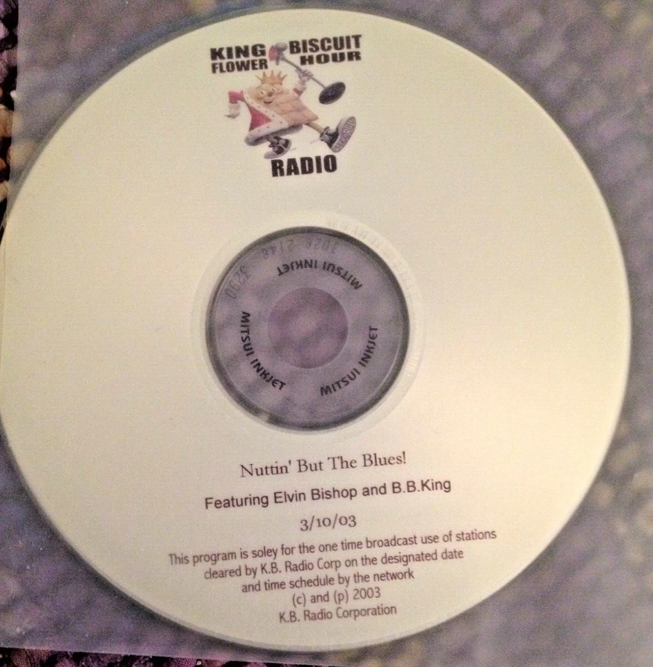 RADIO SHOW: KING BISCUIT HOUR 3/10/03 LIVE BLUES w/ELVIN BISHOP & B.B. KING Foto 1 de 1