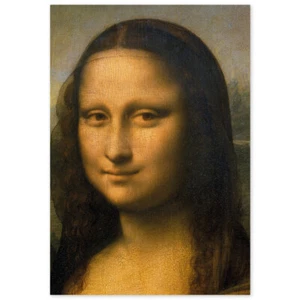 Leonardo da Vinci, Mona Lisa, Kopf, Poster Porträt Bildnis - Bild 1 von 3