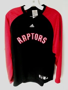 Toronto Raptors Adidas Jersey Sz Small - Long sleeve - Very Good Condition - Picture 1 of 5