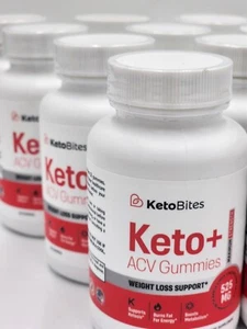 KetoBites Keto + ACV Gummies Weight Loss Support 525 MG 30 Gummies - Picture 1 of 3