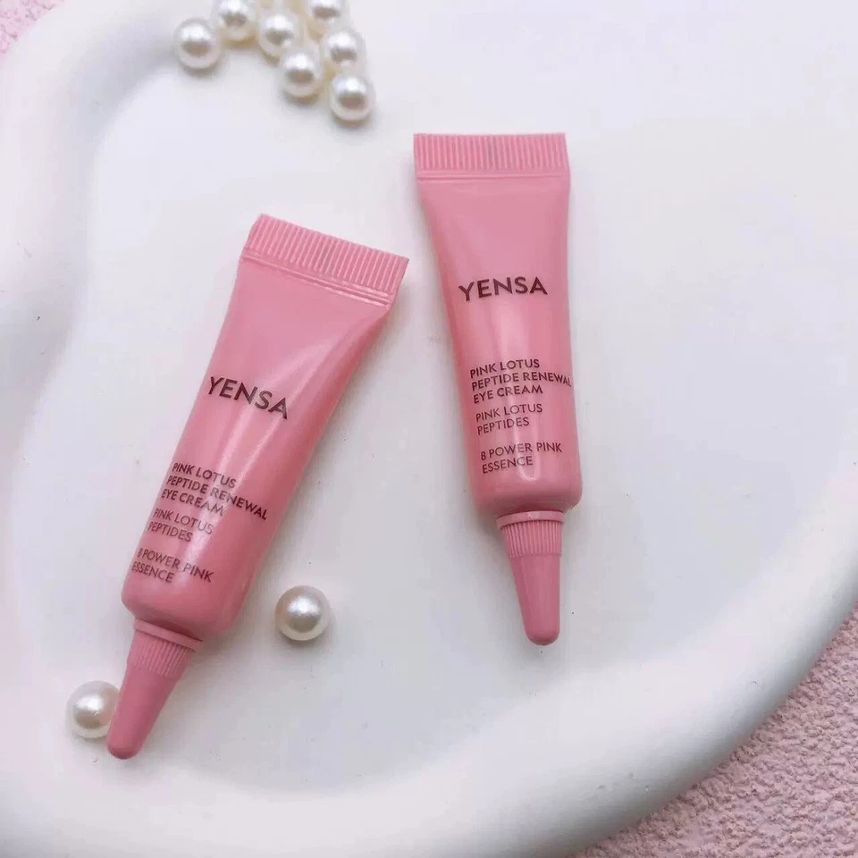 2 x YENSA Pink Lotus Peptide Renewal Eye Cream - Deluxe Sample - 0.17 fl. oz. - Image 1 of 1