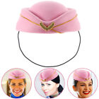 Girl Stewardess Cosplay Accessory Airline Attendant Hat Performance Girl Cosplay