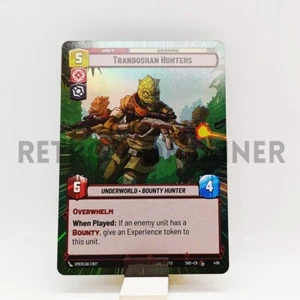 STAR WARS UNLIMITED SHADOWS OF THE GALAXY Trandoshan Hunters Foil Hyperspace - Picture 1 of 1