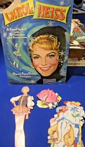 Vintage Papierpuppen Carol Heiss 1961 ac - Bild 1 von 4