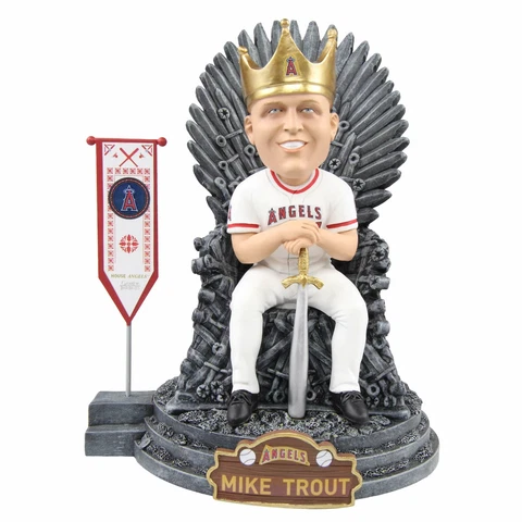 Ozzie Smith Los Angeles Angels Game of Thrones Iron Throne GOT Bobblehead MLB Cover