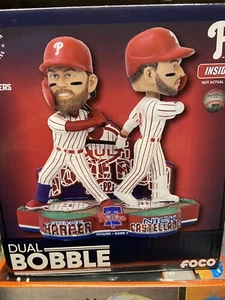 Bryce Harper & Nick Castellanos Phillies 2023 NLDS HR Bobblehead /72 Bobble Foco - Picture 1 of 1