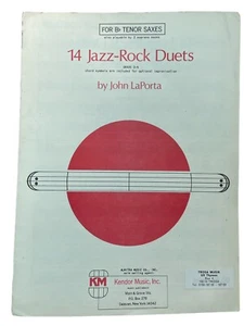 14 duetti jazz rock per sax tenore B-flat OTTIME CONDIZIONI 1981 spartiti - Foto 1 di 5