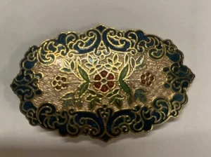 Pretty Vintage Cloisonne brooch By Fish - Picture 1 of 4