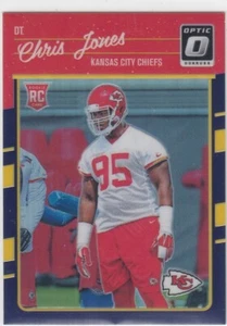2016 Chris Jones Donruss Optic ROOKIE PURPLE HOLO Parallel #109 - KC Chiefs RC - Bild 1 von 1