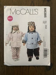 McCall’s M6385 Kleinkind gefütterte und ungefütterte Jacken, Hosen und Mütze Muster - Bild 1 von 5