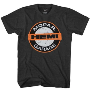 Mopar Hemi Garage Distressed Logo T-Shirt - Picture 1 of 1