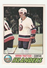 1977-78 OPC #105 BRYAN TROTTIER, ISLANDERS, NRMT/MT, 2nd CARD