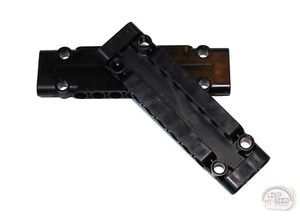 LEGO Technic - 2 x Panel Plate - 11 x 3 - Black - New - (15458, EV3, Skin) - Picture 1 of 3