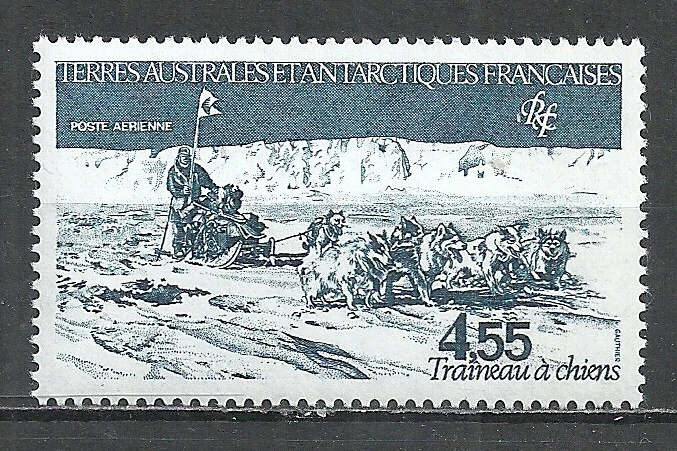 TAAF 1983 Airmail - Dog Sledge. Fauna/Dogs  Full Set MNH - Image 1 of 1